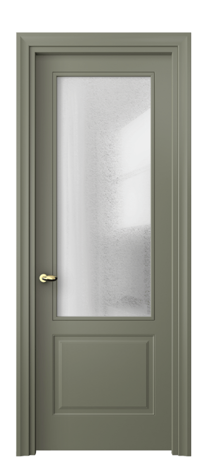 Дверь межкомнатная Esse 8552 Матовый оливковый тёмный Фактурное стекло "Лёд", триплекс, 8 мм Фигурный универсальный наличник МОТ Цена 75700 ₽ Наличники уже входят в базовый комплект. Фабрика дверей Волховец 8 (800) 551 43 19 Межкомнатная дверь Esse 8552 Матовый оливковый тёмный Фактурное стекло "Лёд", триплекс, 8 мм Цена 75700 ₽ | Volhovec