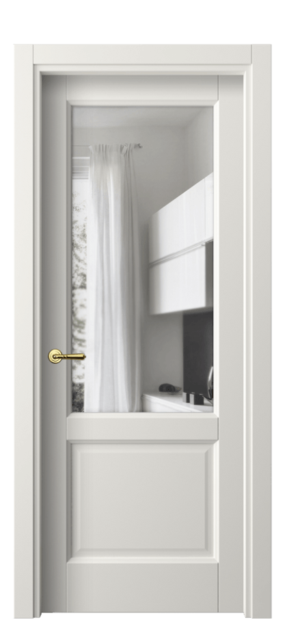 Дверь межкомнатная Galant 1422 Софт-тач белоснежный Прозрачное стекло, 4 мм Гладкий наличник СТБЛ Цена 25140 ₽ Наличники уже входят в базовый комплект. Фабрика дверей Волховец 8 (800) 551 43 19 Межкомнатная дверь Galant 1422 Софт-тач белоснежный Прозрачное стекло, 4 мм Цена 25140 ₽ | Volhovec