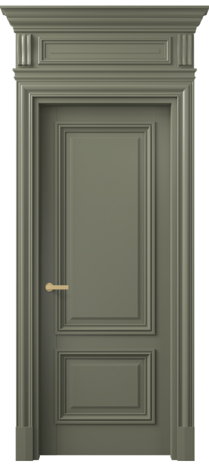 Межкомнатная дверь Антик 7303 Матовый оливковый тёмный  Цена 180520 ₽ | Volhovec
