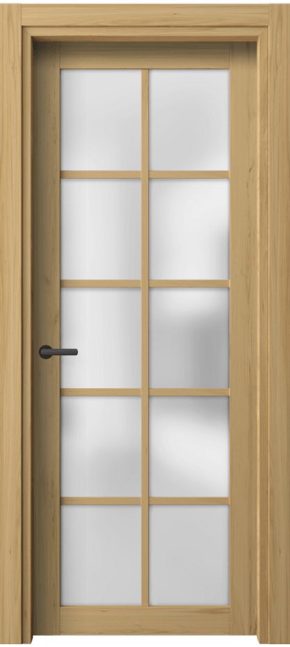 Межкомнатная дверь Neo 2106 Солнечный вяз Сатинированное стекло Цена 40630 ₽ | Volhovec