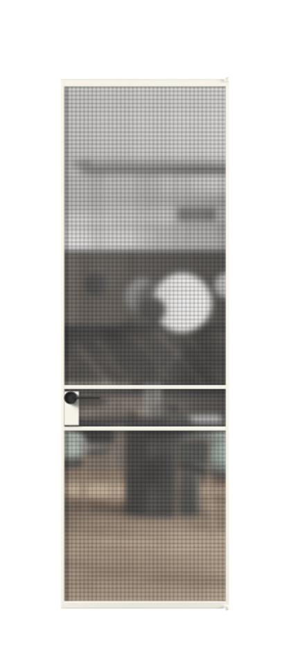 Алюминиевая дверь АЛПЛ040.02 Алюминий пудровый белый Декоративное стекло с сеткой "Mesh silver", триплекс. Без короба АПБЛ Цена 136890 Стоимость комплекта двери включает:
1. Полотно (600/650/700/750/800/850/900/950*2000-2400 мм).
2. Короб
3. Комплект фурнитуры (2 торцевые петли и магнитный замок с ответной планкой). Фабрика дверей Волховец 8 (800) 551 43 19 Алюминиевая дверь АЛПЛ040.02 Алюминий пудровый белый Декоративное стекло с сеткой "Mesh silver", триплекс Цена 136890 | Volhovec