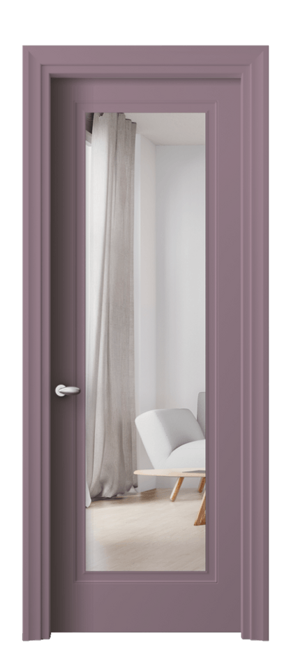 Межкомнатная дверь Esse 8503 Матовый белоснежный Двустороннее зеркало, триплекс Цена 85890 ₽ | Volhovec