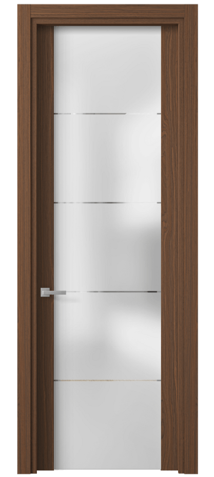 Межкомнатная дверь Planum 4114 Экзотик винный матовый Сатинированное стекло с гравировкой «КВАДРО», триплекс Цена 80530 ₽ | Volhovec