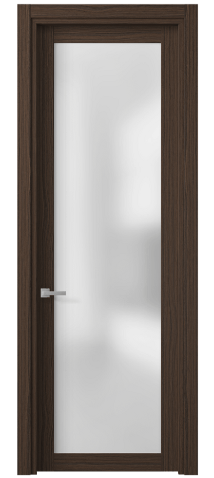 Межкомнатная дверь Планум 2102 Экзотик трюфельный матовый Сатинированное стекло Цена 71060 ₽ | Volhovec