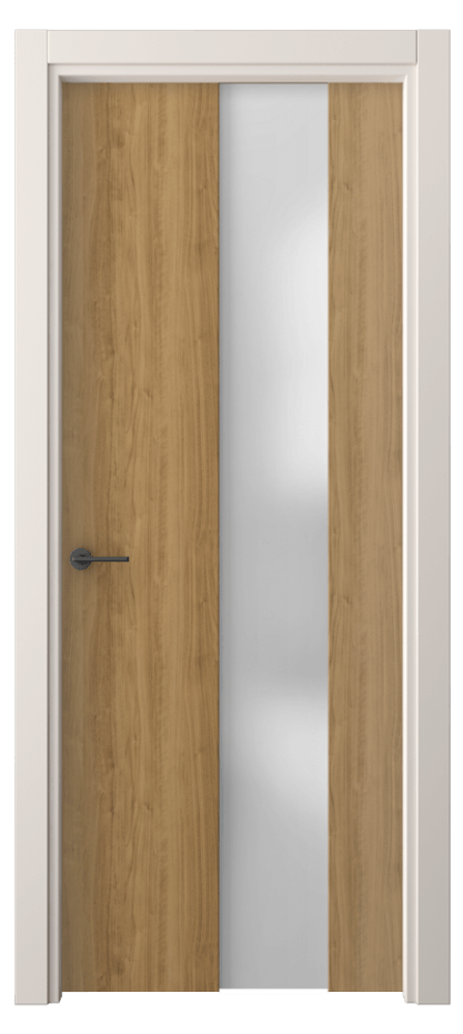 Межкомнатная дверь Freedom 4226 Грецкий орех Сатинированное стекло Цена 42840 ₽ | Volhovec