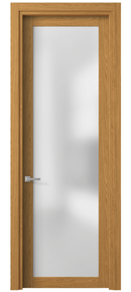 Межкомнатная дверь Planum 2102 Ванильный дуб Сатинированное стекло Цена 33700 ₽ | Volhovec