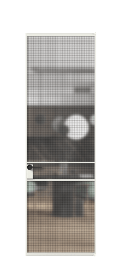 Алюминиевая дверь АЛПЛ040.02 Алюминий светло-серый Декоративное стекло с сеткой "Mesh silver", триплекс. Без короба АССР Цена 136890 Стоимость комплекта двери включает:
1. Полотно (600/650/700/750/800/850/900/950*2000-2400 мм).
2. Короб
3. Комплект фурнитуры (2 торцевые петли и магнитный замок с ответной планкой). Фабрика дверей Волховец 8 (800) 551 43 19 Алюминиевая дверь АЛПЛ040.02 Алюминий светло-серый Декоративное стекло с сеткой "Mesh silver", триплекс Цена 136890 | Volhovec