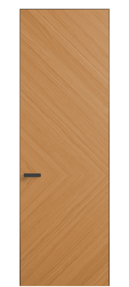 Дверь межкомнатная Rift 0202 Дуб миндальный матовый рифт  Скрытый короб Черный Цена 93540 ₽ Наличники уже входят в базовый комплект. Фабрика дверей Волховец 8 (800) 551 43 19 Межкомнатная дверь Rift 0202 Дуб миндальный матовый рифт  Цена 93540 ₽ | Volhovec