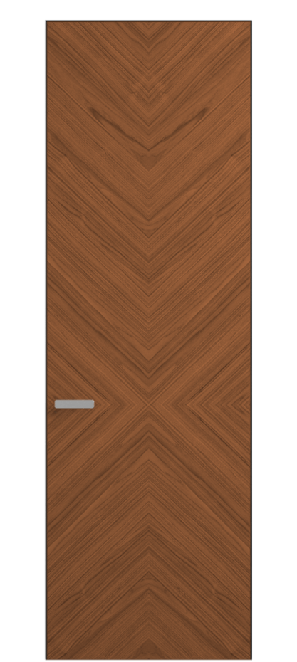 Дверь межкомнатная Rift 0205 Орех медный матовый рифт  Скрытый короб Черный Цена 93540 ₽ Наличники уже входят в базовый комплект. Фабрика дверей Волховец 8 (800) 551 43 19 Межкомнатная дверь Rift 0205 Орех медный матовый рифт  Цена 93540 ₽ | Volhovec