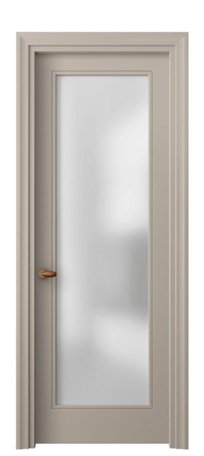 Дверь межкомнатная Esse 8502 Матовый бисквитный Сатинированное стекло Фигурный универсальный наличник МБСК Цена 56239 ₽ Наличники уже входят в базовый комплект. Фабрика дверей Волховец 8 (800) 551 43 19 Межкомнатная дверь Esse 8502 Матовый бисквитный Сатинированное стекло Цена 56239 ₽ | Volhovec