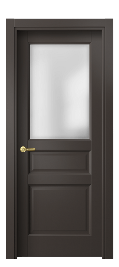 Межкомнатная дверь Galant 1432 Матовый антрацит Сатинированное стекло Цена 55020 ₽ | Volhovec