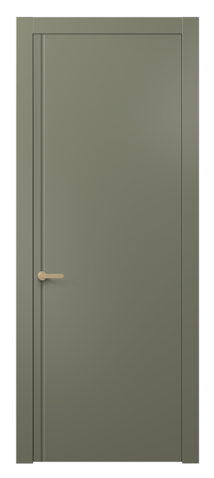 Межкомнатная дверь Alba 8644 Матовый оливковый тёмный  Цена 50400 ₽ | Volhovec