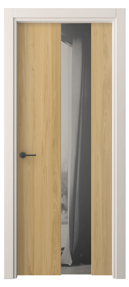 Межкомнатная дверь Freedom 4226 Солнечный вяз Двустороннее серое зеркало, триплекс Цена 44940 ₽ | Volhovec