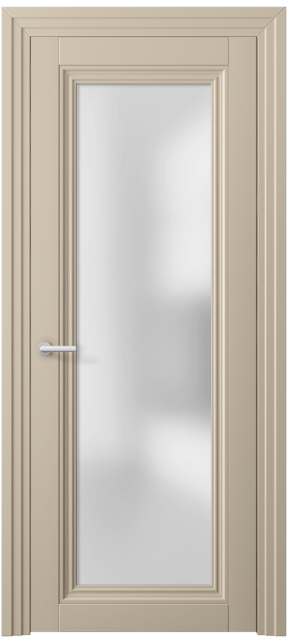 Дверь межкомнатная Centro 2502 ПЭТ светло-бежевый Сатинированное стекло Каскадный наличник ПЭСБ  Цена 46410 ₽ Наличники уже входят в базовый комплект. Фабрика дверей Волховец 8 (800) 551 43 19 Межкомнатная дверь Centro 2502 ПЭТ светло-бежевый Сатинированное стекло Цена 46410 ₽ | Volhovec