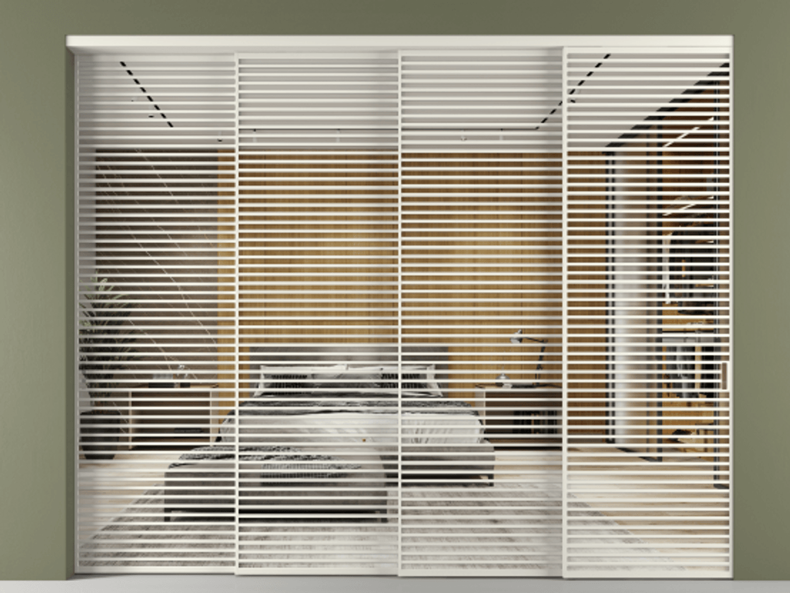 Перегородка Formato внутри проёма телескопик синхро 3 АЛПР 040.07 Алюминий Белый Двустороннее зеркало, триплекс 6 мм, триплекс 6 мм. Скрытый короб БЕЛ Цена 863840 ₽ 1. Полотно 4 шт.  (800/2100 мм)
2. Комплект установки раздвижной системы
3. Базовый комплект фурнитуры
4. Комплект фурнитуры телескопик синхро-3
5. Ручка RONDO
. Фабрика дверей Волховец 8 (800) 551 43 19  Перегородка Formato внутри проёма телескопик синхро 3 АЛПР 040.07 Алюминий Белый Двустороннее зеркало, триплекс 6 мм, триплекс 6 мм Цена 863840 ₽ | Volhovec