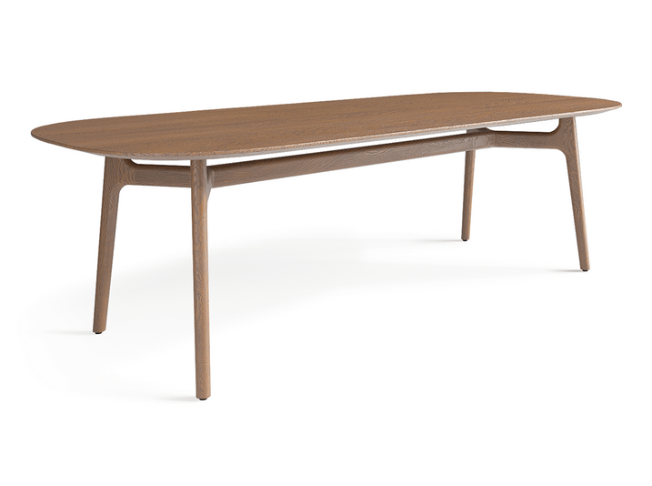 Мебель Стол Primo обеденный на 8 персон 250×105 см. Цвет Дуб каштановый матовый. Материал Массив дуба матовый. Коллекция Стол Primo обеденный на 8 персон 250×105 см. Картинка.