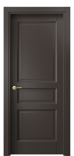 Дверь межкомнатная 1431 МАН. Цвет Матовый антрацит. Материал Гладкая эмаль. Коллекция Галант. Картинка.