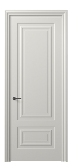 Дверь межкомнатная 8441 МТСР. Цвет Матовый тёплый серый. Материал Гладкая эмаль. Коллекция Mascot. Картинка.