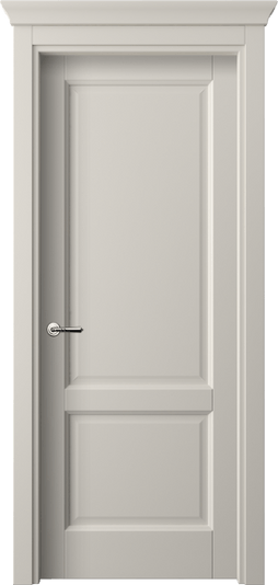 Дверь межкомнатная 1421 ПЭСС. Цвет ПЭТ светло-серый. Материал ПЭТ. Коллекция Galant. Картинка.
