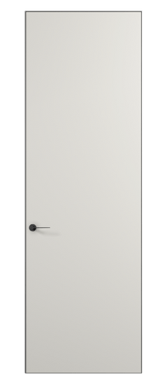 Дверь межкомнатная 0010 АКП ПЭБЛ. Цвет ПЭТ белоснежный. Материал ПЭТ. Коллекция Planum Pro. Картинка.
