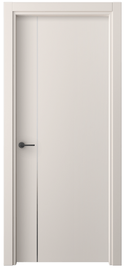 Дверь межкомнатная 4201 ПЭТБ. Цвет ПЭТ тёплый-белый. Материал ПЭТ. Коллекция Freedom. Картинка.