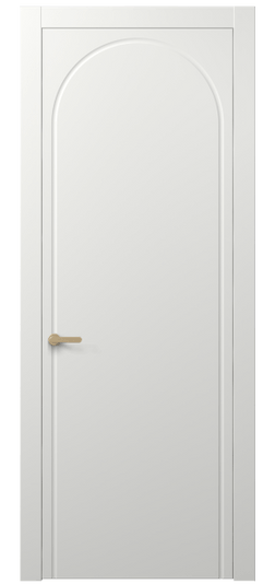 Дверь межкомнатная 8647 МССР. Цвет Матовый светло-серый. Материал Гладкая эмаль. Коллекция Alba. Картинка.