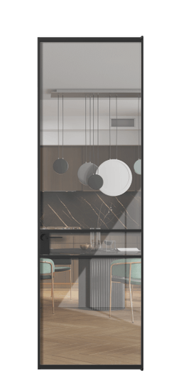 Межкомнатная дверь АЛПЛ040.02 ЧРН Алюминий Черный Stopsol Clear прозрачное. Цвет Алюминий Черный. Материал Алюминий. Коллекция Formato. Фото. Дверь межкомнатная АЛПЛ040.02 ЧРН Алюминий Черный Stopsol Clear прозрачное. Цвет Алюминий Черный. Материал Алюминий. Коллекция Formato. Картинка.