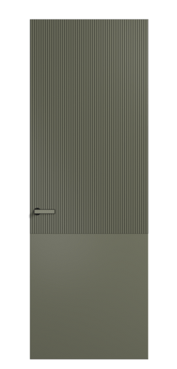Дверь межкомнатная АКП 8205 МОТ Матовый оливковый тёмный. Цвет Матовый оливковый тёмный. Материал Гладкая эмаль. Коллекция Velvet. Картинка.